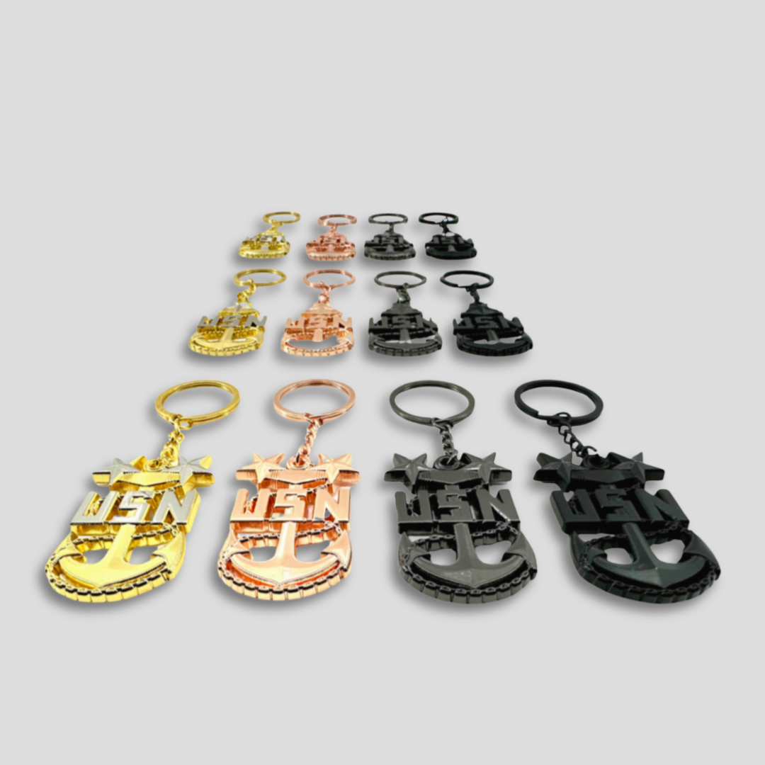US Navy Key Chains – Sailor Made Custom Woodworks