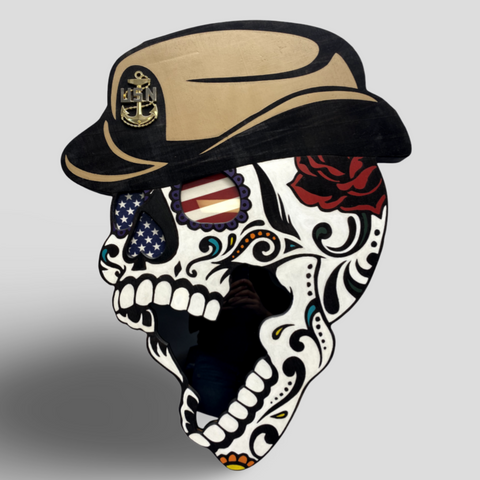 Sugar Skull Shadow Box