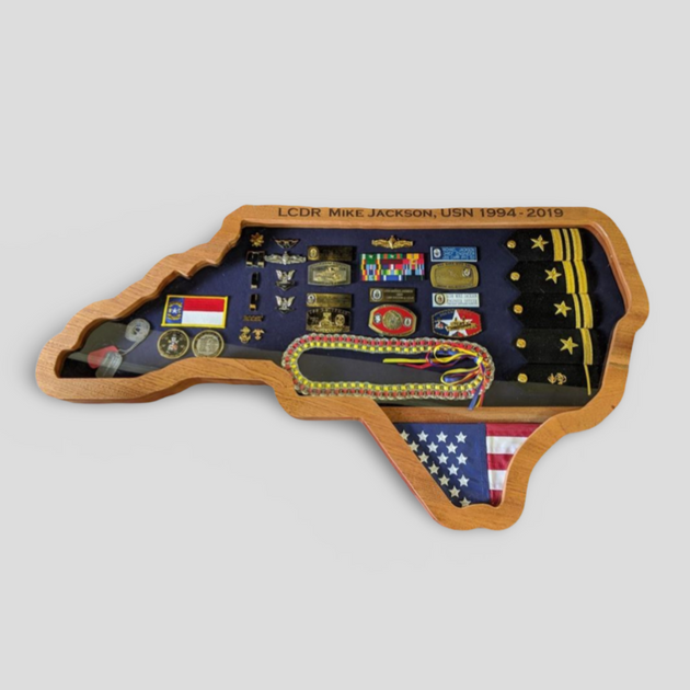 State Shadow Box – Sailor Made Custom Woodworks