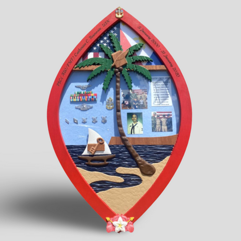 Guam Slingstone Shadow Box