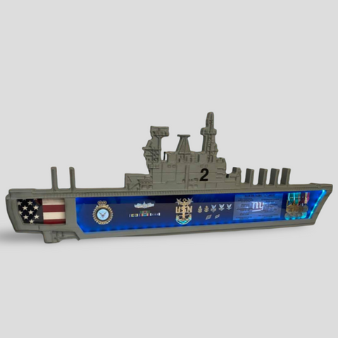 LHA USS Saipan Shadow Box