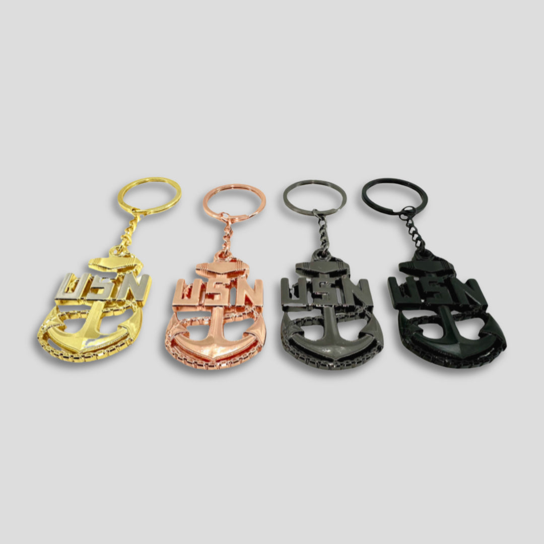 US Navy Key Chains – Sailor Made Custom Woodworks