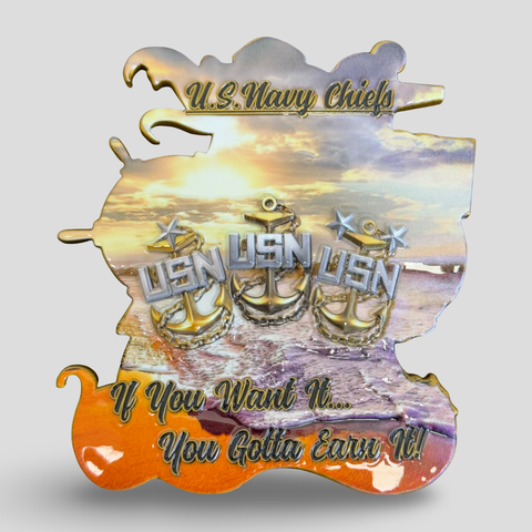 Navy Chief Mermaid Challenge Coin