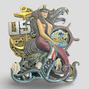 Navy Chief Mermaid Challenge Coin