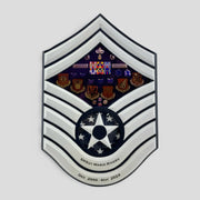 Air Force Master Sergeant Stripe Shadow Box