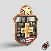 Air Force Medic Badge Shadow Box
