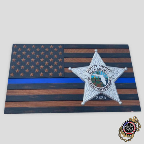 Thin Blue Line plaque