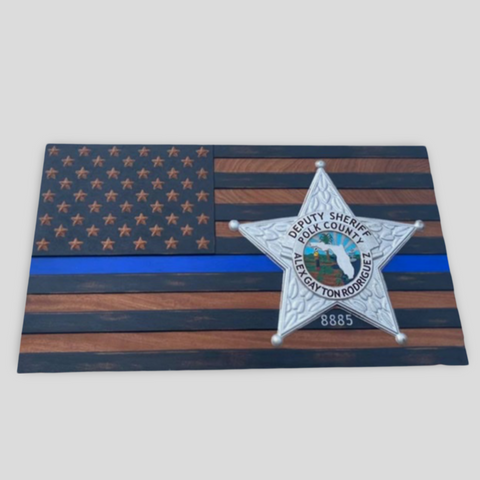 Thin Blue Line plaque