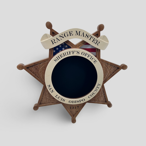 Sheriff Badge Shadow Box