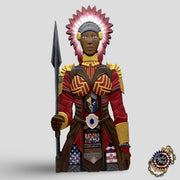 4ft Warrior Chief Shadow Box