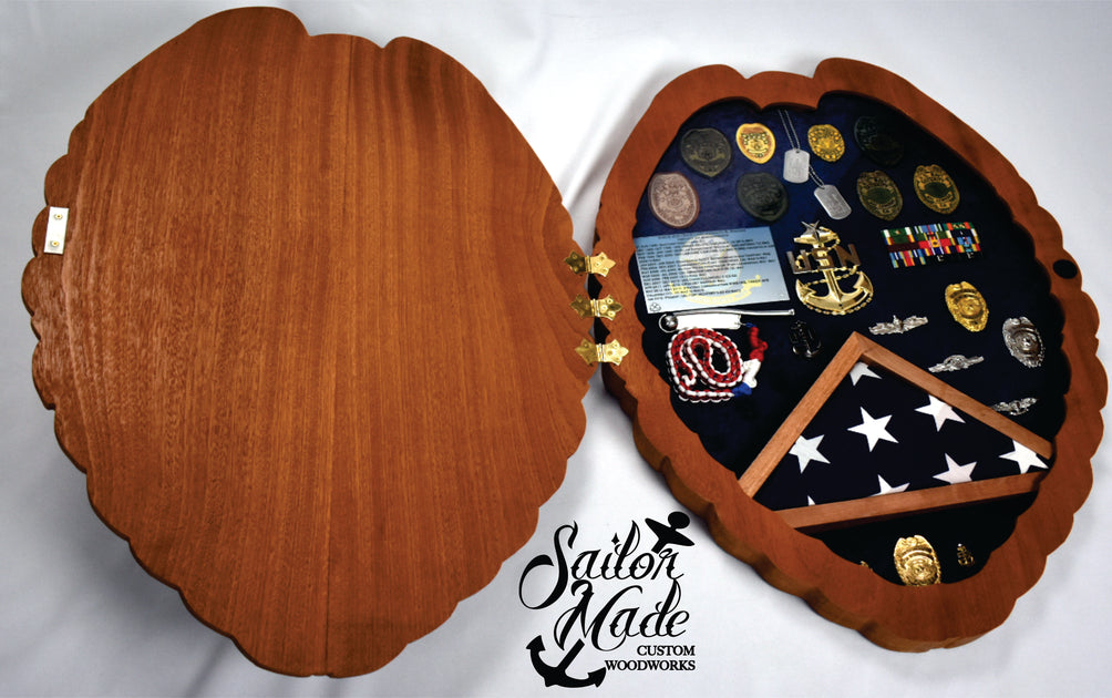 Security Forces / Police Shield Shadow Box – Sailor Made Custom Woodworks